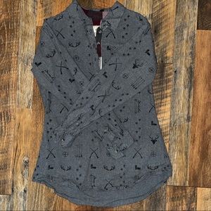 NWOT Legendary Whitetails 1/4 button up Flannel